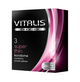 УЛЬТРАТОНКИЕ ПРЕЗЕРВАТИВЫ VITALIS PREMIUM 3 ШТ. от Love Monster